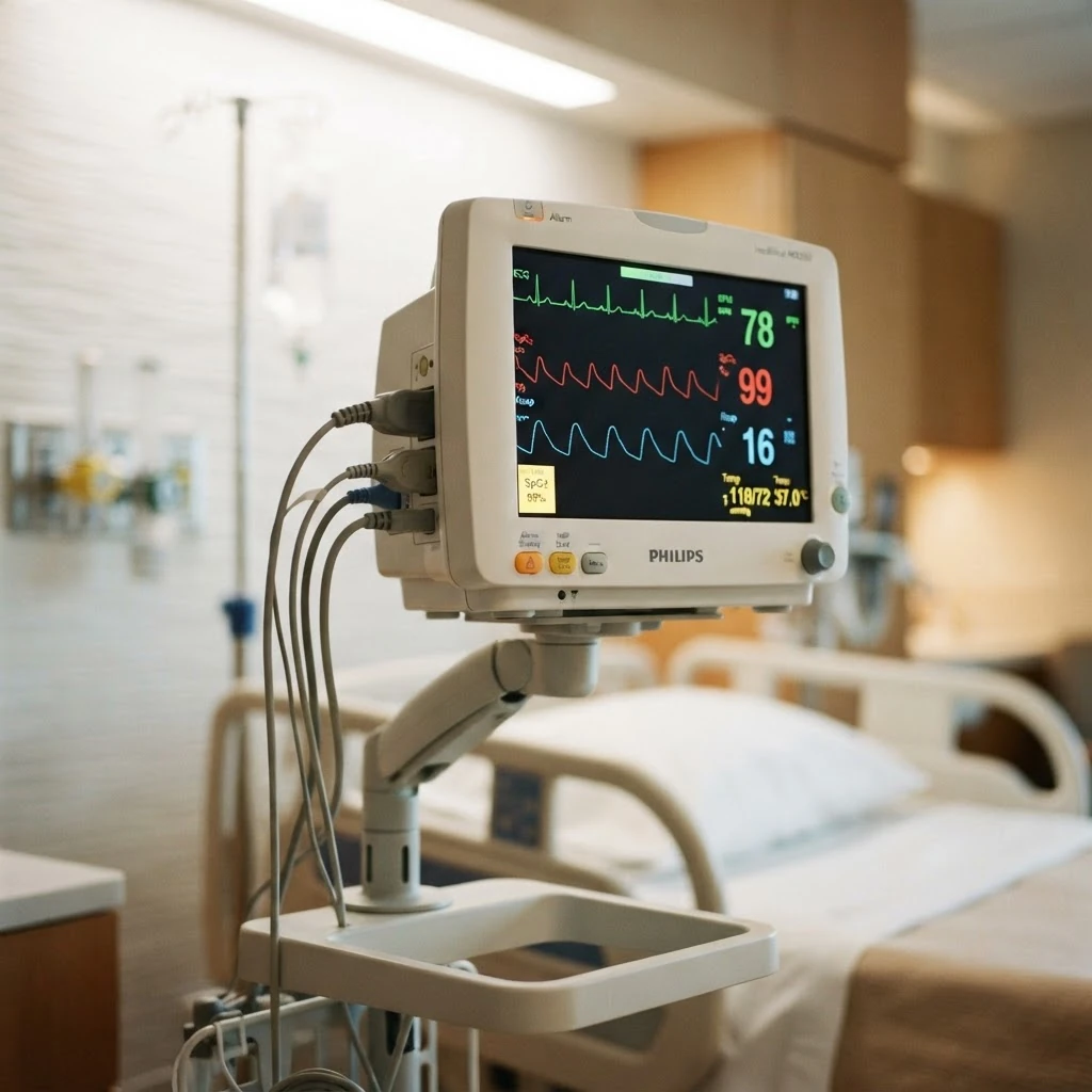 Medical device with LCD display