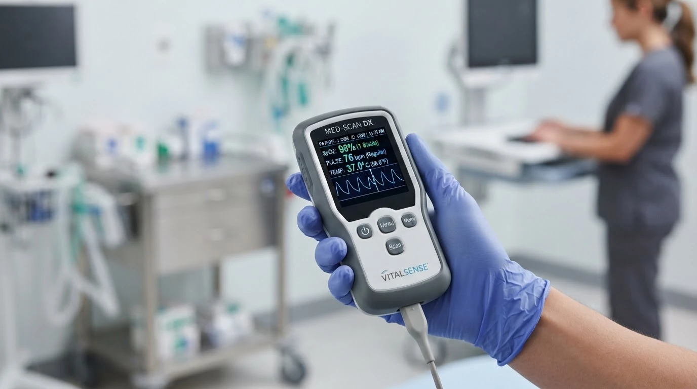 OLED display in medical device