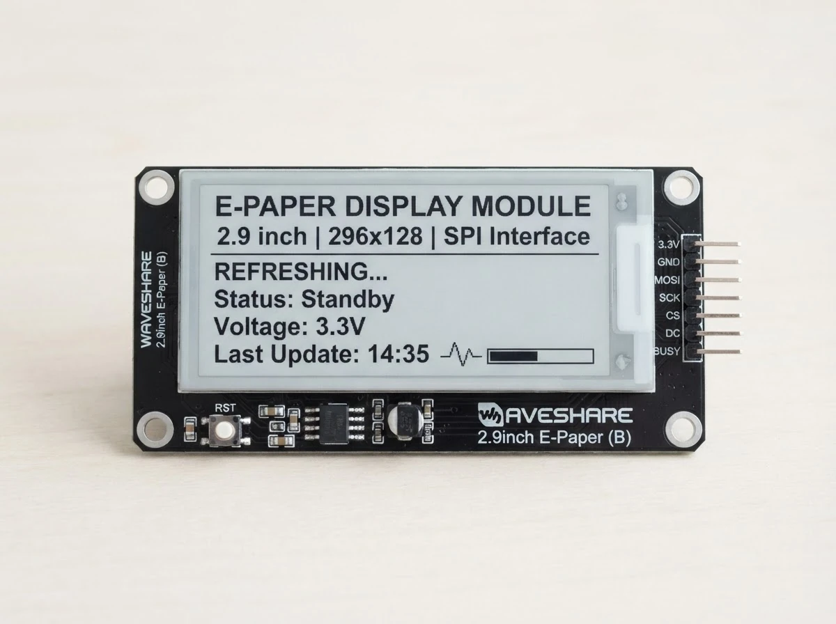 2.9 inch e-paper display module 296x128 SPI interface