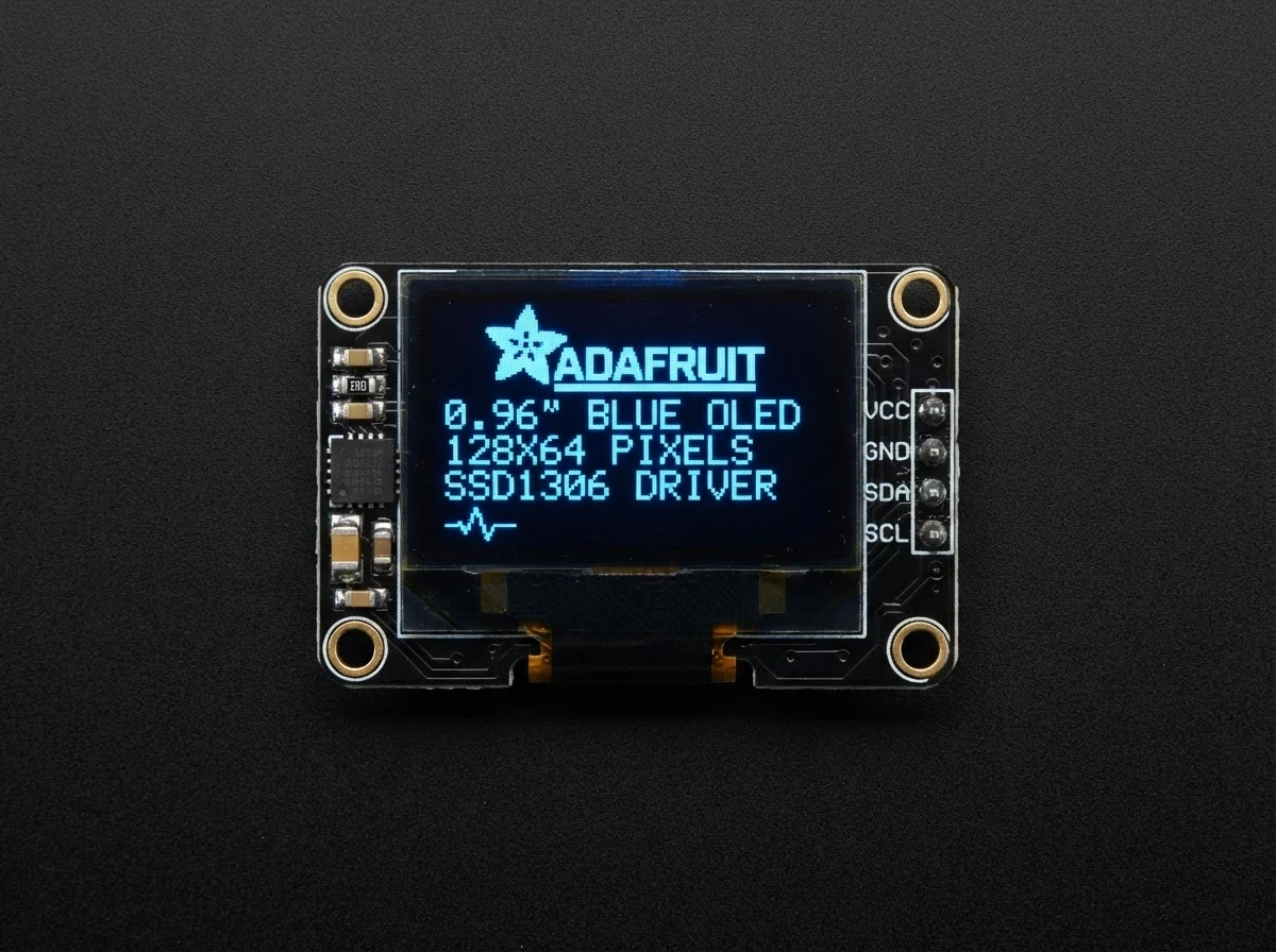 0.96 inch blue OLED display 128x64 SSD1306